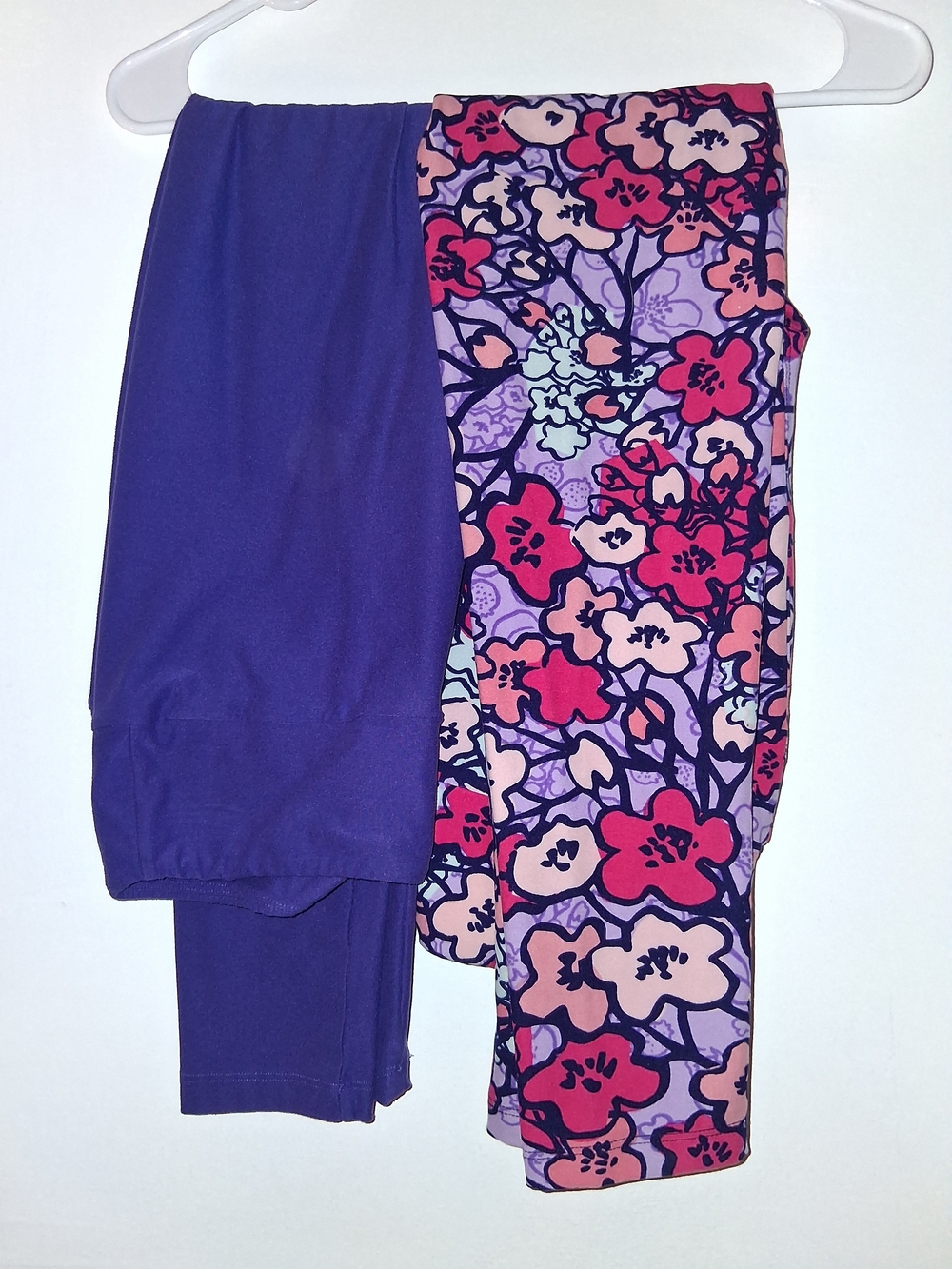 LuLaRoe Purple Floral Women's Pajama Bottoms